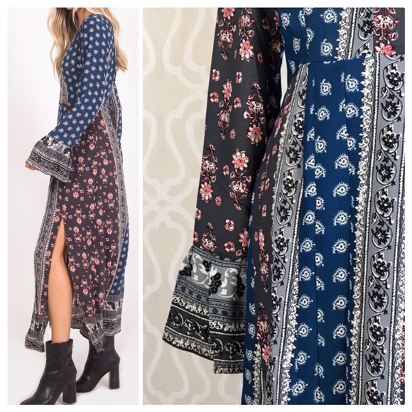 *LAST ONE* Stevie Nicks Kimono Lounge Maxi Dress - Picture 8 of 8